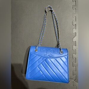 Royal blue Tory burch crossbody/shoulder bag